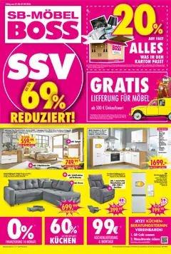 Vorschau von dem Prospekt des Geschäftes SB Möbel Boss, gültig ab dem 01.08.2026