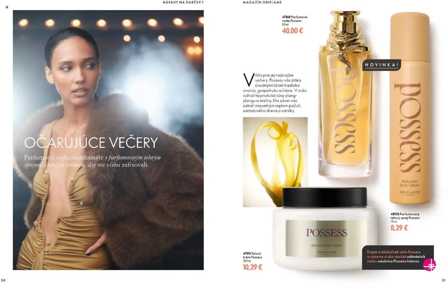 Náhľad Oriflame letáku platného od 11.11.2026 - Voda, Krém