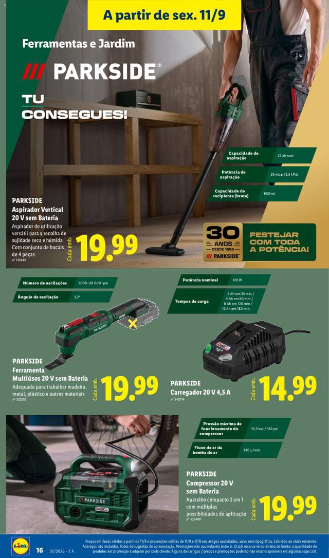 Novo folheto Lidl a partir de 07/09