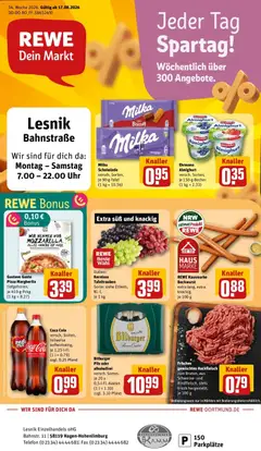Vorschau von dem Prospekt des Geschäftes Rewe, gültig ab dem 17.08.2026