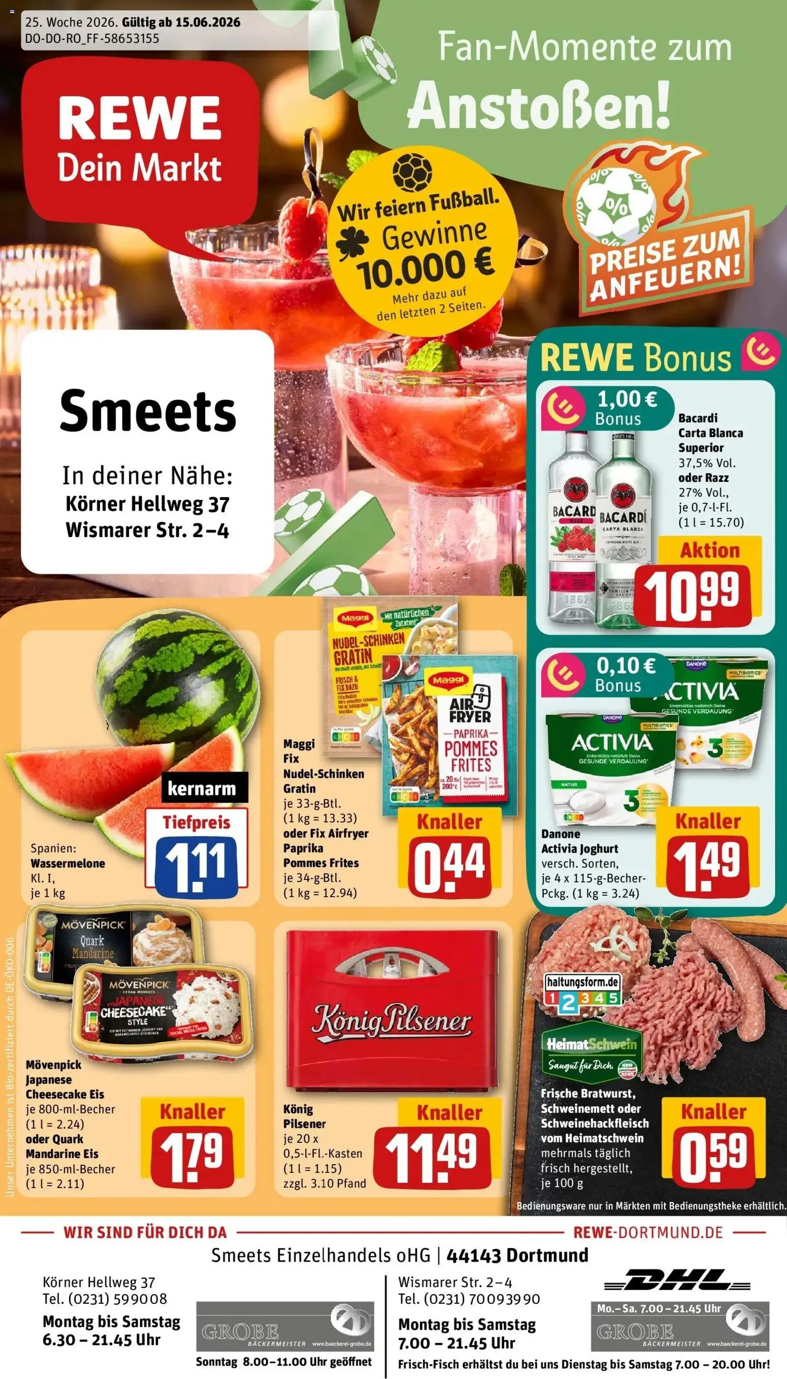 Vorschau von dem Prospekt des Geschäftes Rewe, gültig ab dem 14.06.2026