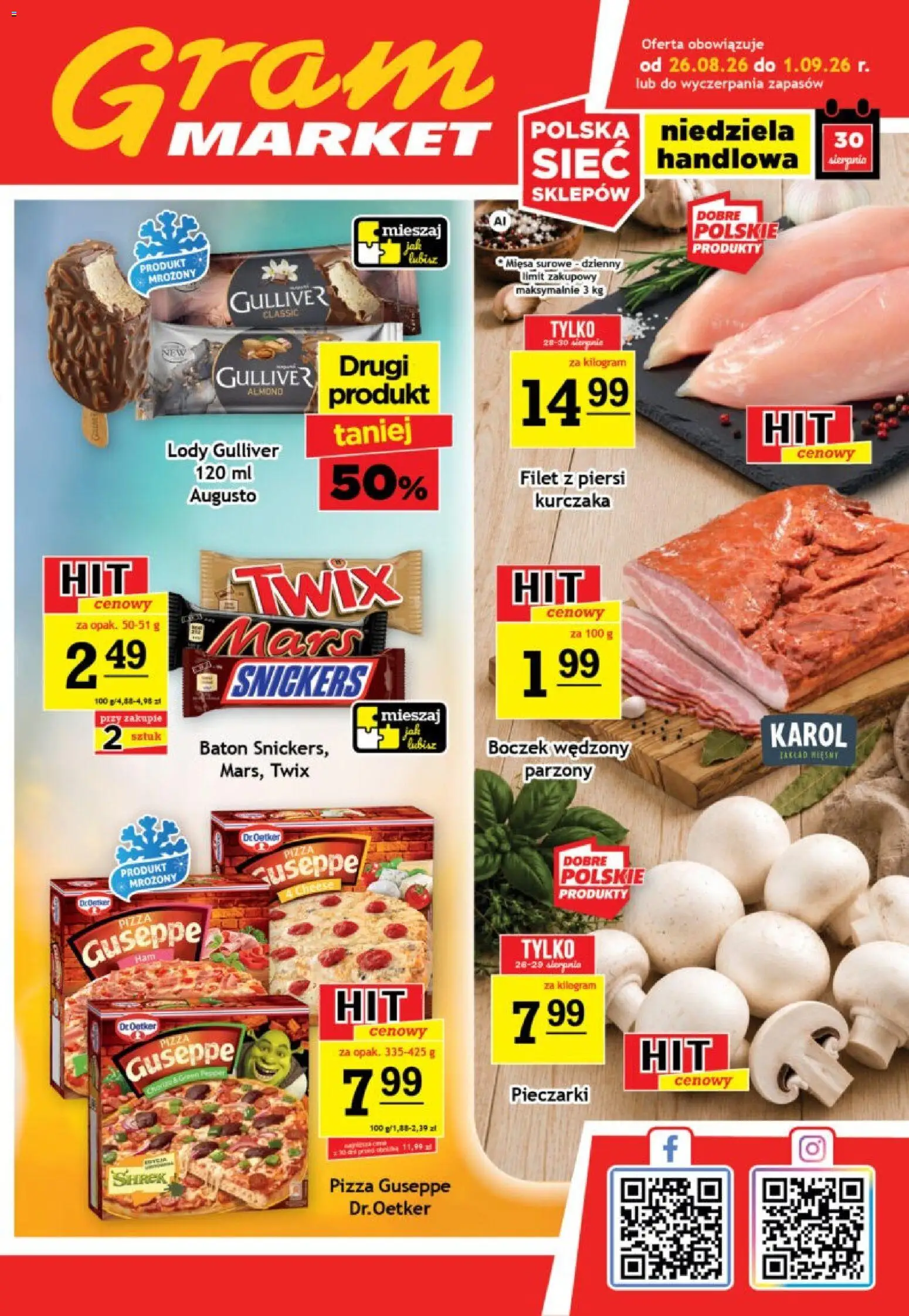 Pogląd gazetki "Gram Market gazetka" ze sklepu Gram Market ważnej od 26.08.2026