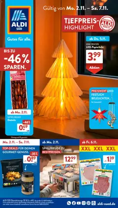Vorschau von dem Prospekt des Geschäftes Aldi Süd, gültig ab dem 02.11.2026