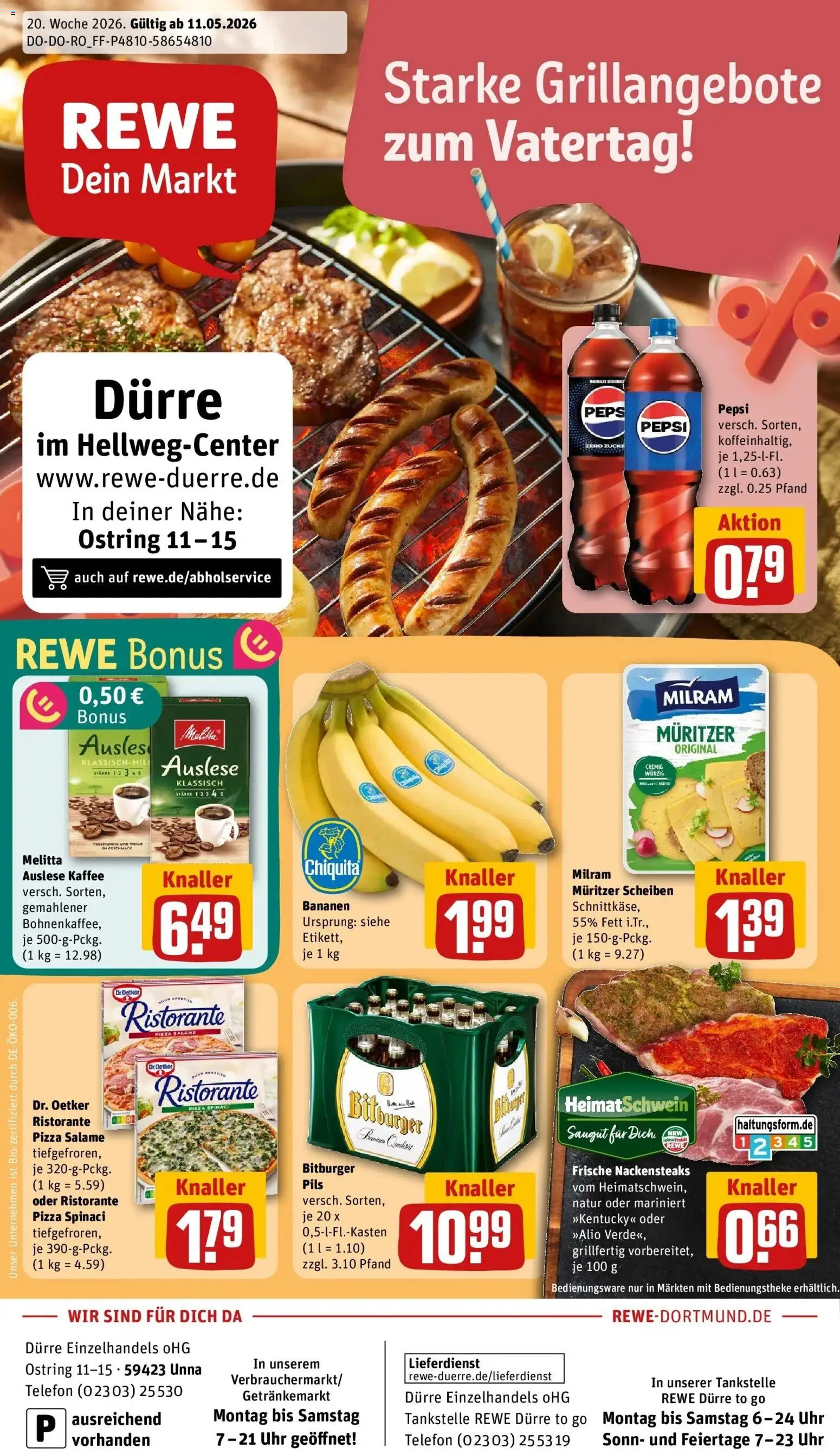 Vorschau von dem Prospekt des Geschäftes Rewe, gültig ab dem 10.05.2026
