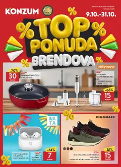 Konzum HR - Konzum HR Katalog Top ponuda brendova megtekintése, amely érvényes 2026.10.09.-től