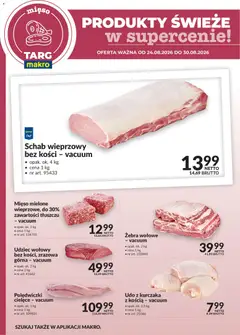 Pogląd gazetki "Makro gazetka - Produkty świeże w supercenie" ze sklepu Makro ważnej od 24.08.2026