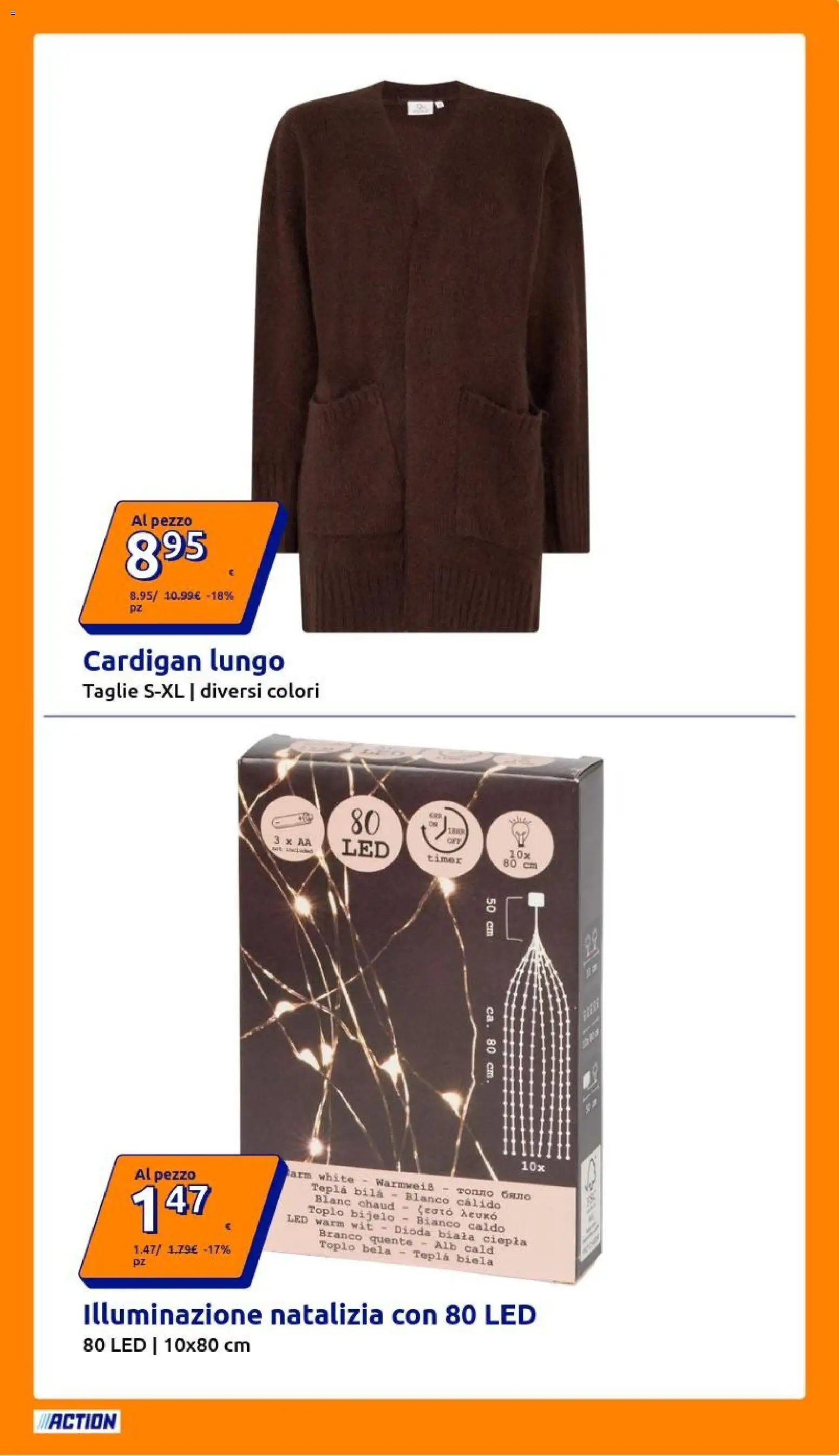 Anteprima dell'opuscolo Action volantino dal negozio Action valido da 28/10/2026 - Cardigan, Illuminazione