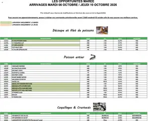 Prévisualisation de Promocash Opportunités Marée du magasin Promocash formulaire valide 06/10/2026
