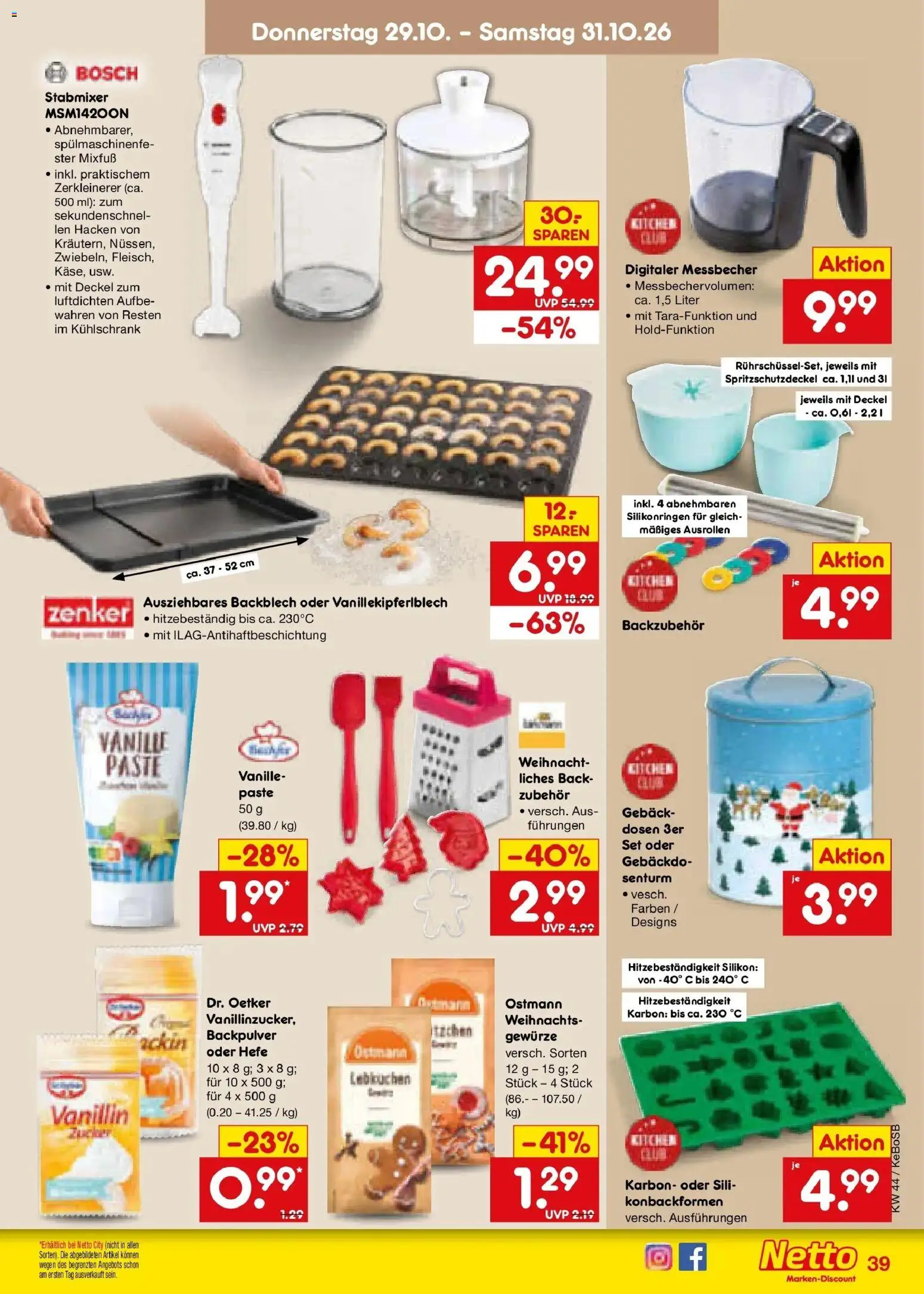 Vorschau von dem Prospekt des Geschäftes Netto Marken-Discount, gültig ab dem 26.10.2026