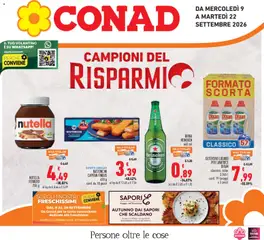 Anteprima dell'opuscolo Conad volantino dal negozio Conad valido da 09/09/2026