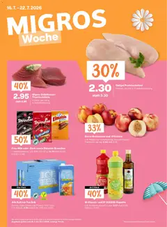 Vorschau des Merkblatts Migros aktionen vom Shop Migros gültig von 16.07.2026 bis 22.07.2026