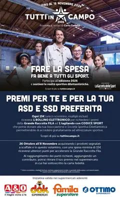 Anteprima dell'opuscolo DOK volantino Tutti in campo dal negozio DOK valido da 26/10/2026