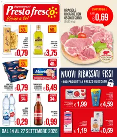 Anteprima dell'opuscolo Presto Fresco volantino dal negozio Presto Fresco valido da 14/09/2026