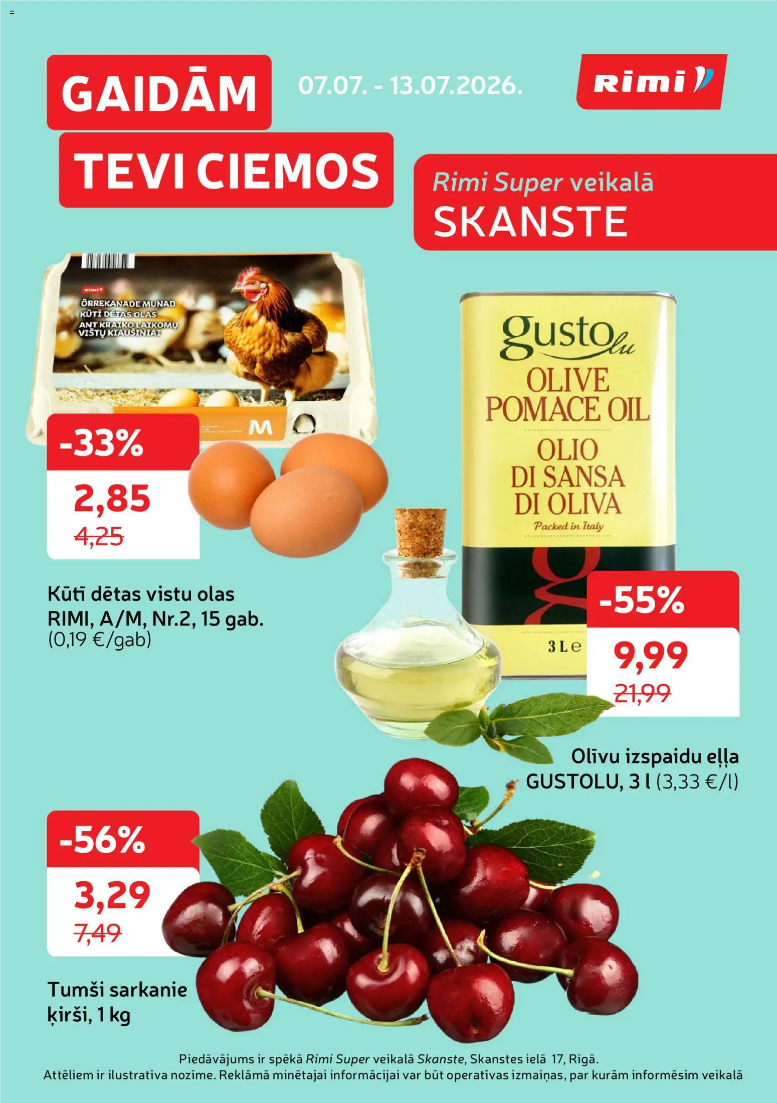 Skatīt Rimi akciju bukletu, derīgs no 07.07.2026.