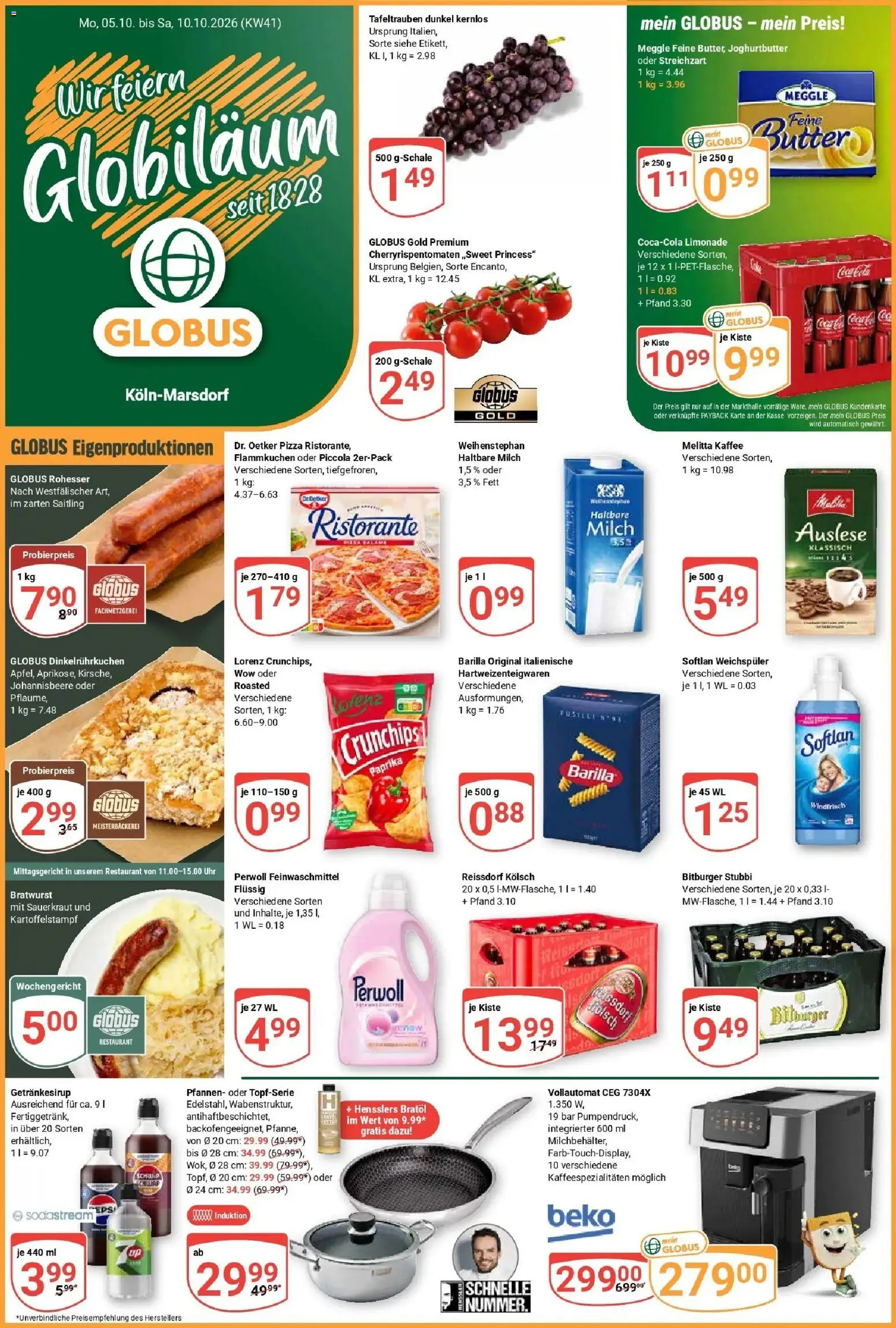 Vorschau von dem Prospekt des Geschäftes Globus, gültig ab dem 05.10.2026