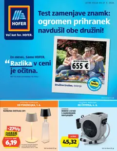 Predogled kataloga iz trgovine Hofer veljaven od 27.05.2026