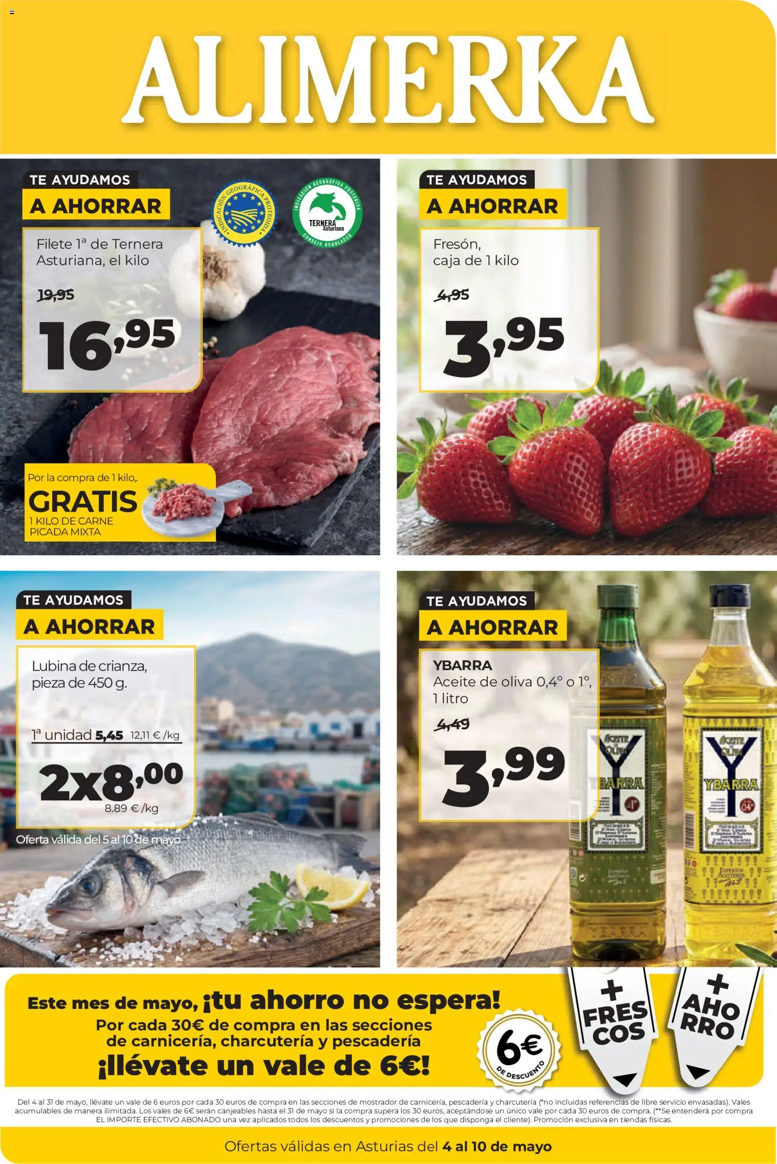 Vista previa del folleto de la tienda Alimerka válido desde el 04/05/2026 