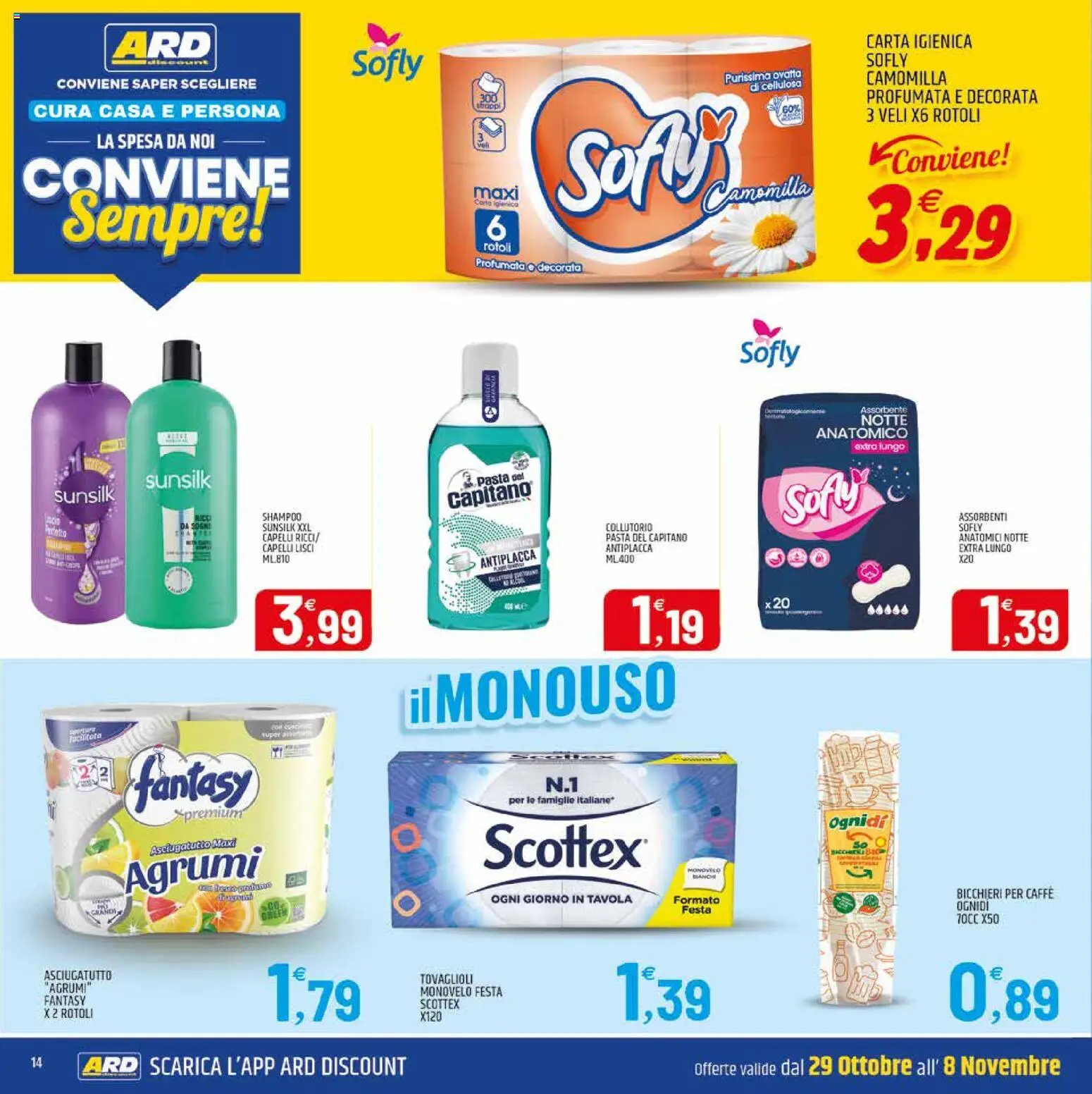 Anteprima dell'opuscolo ARD Discount volantino Sardegna dal negozio ARD Discount valido da 29/10/2026