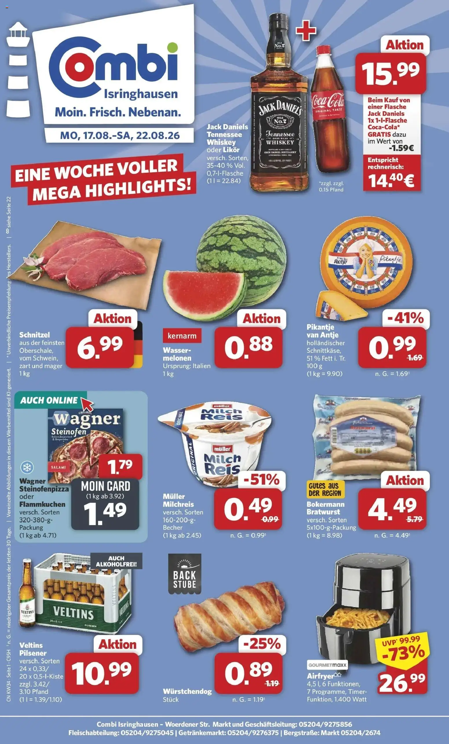 Vorschau von dem Prospekt des Geschäftes Combi, gültig ab dem 17.08.2026