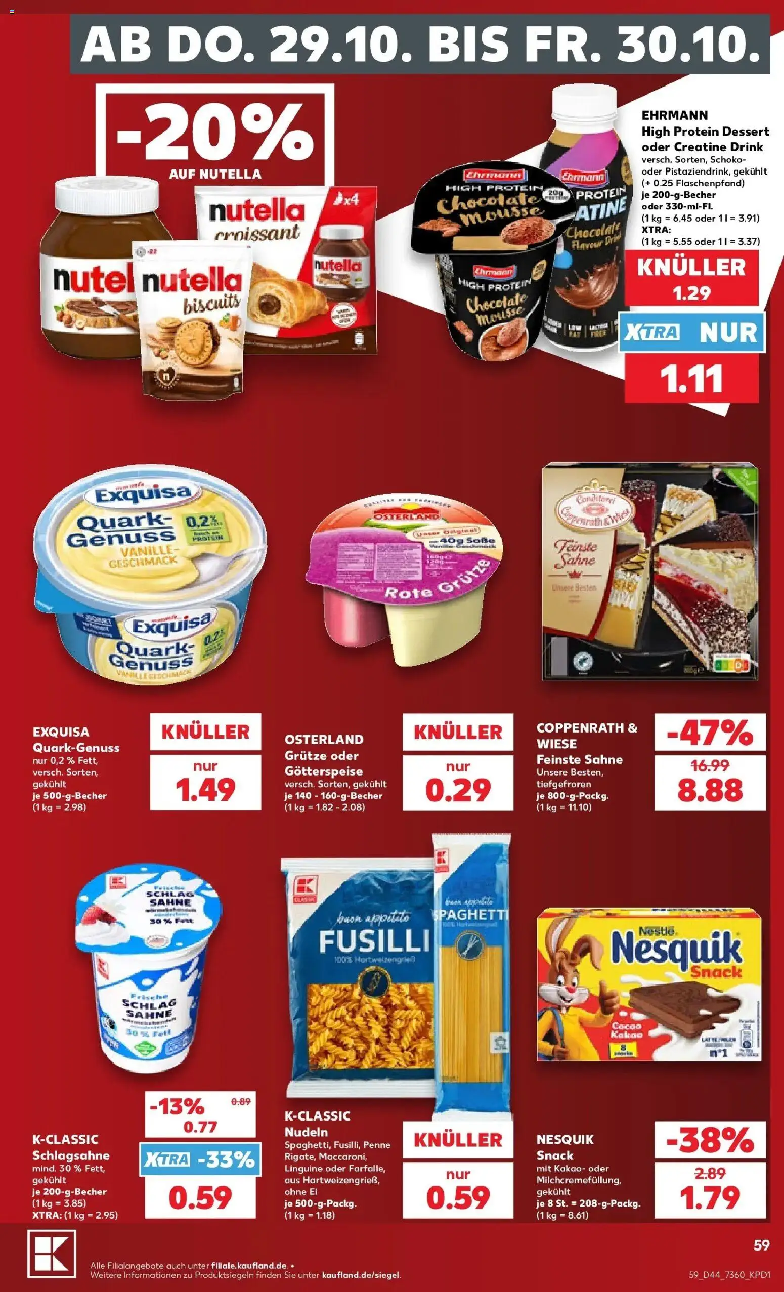 Vorschau von dem Prospekt des Geschäftes Kaufland, gültig ab dem 26.10.2026