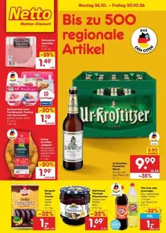 Vorschau von dem Prospekt des Geschäftes Netto Marken-Discount, gültig ab dem 26.10.2026