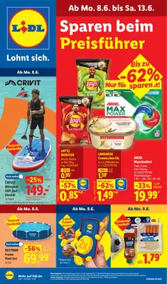 Vorschau von dem Prospekt des Geschäftes Lidl, gültig ab dem 08.06.2026