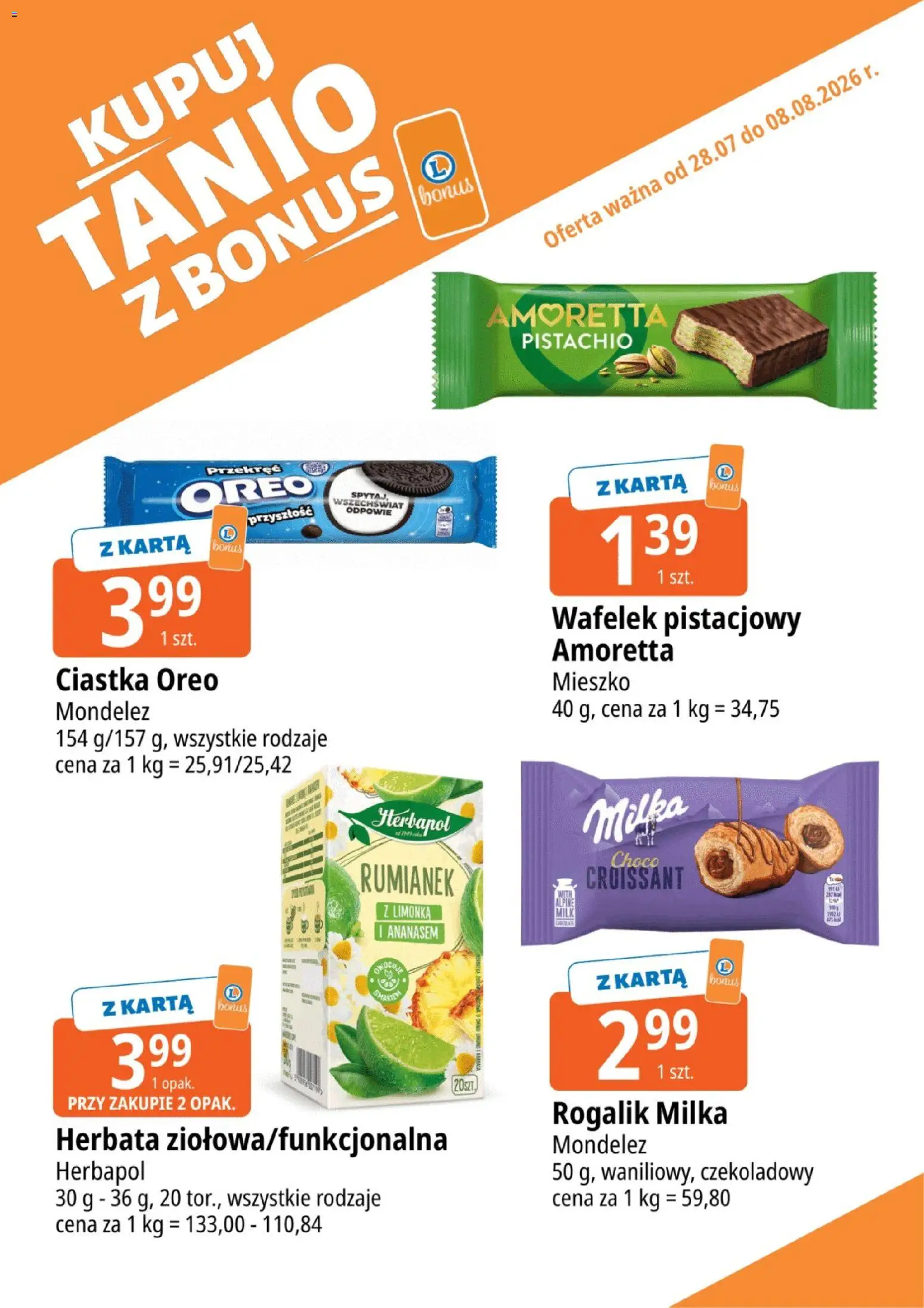 Pogląd gazetki "E.Leclerc gazetka - Kupuj Tanio Z Bonus" ze sklepu E.Leclerc ważnej od 28.07.2026