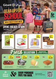 Preview of the catalogue Géant catalogue gear up for school of store Géant valid from 1 Sep, 2026