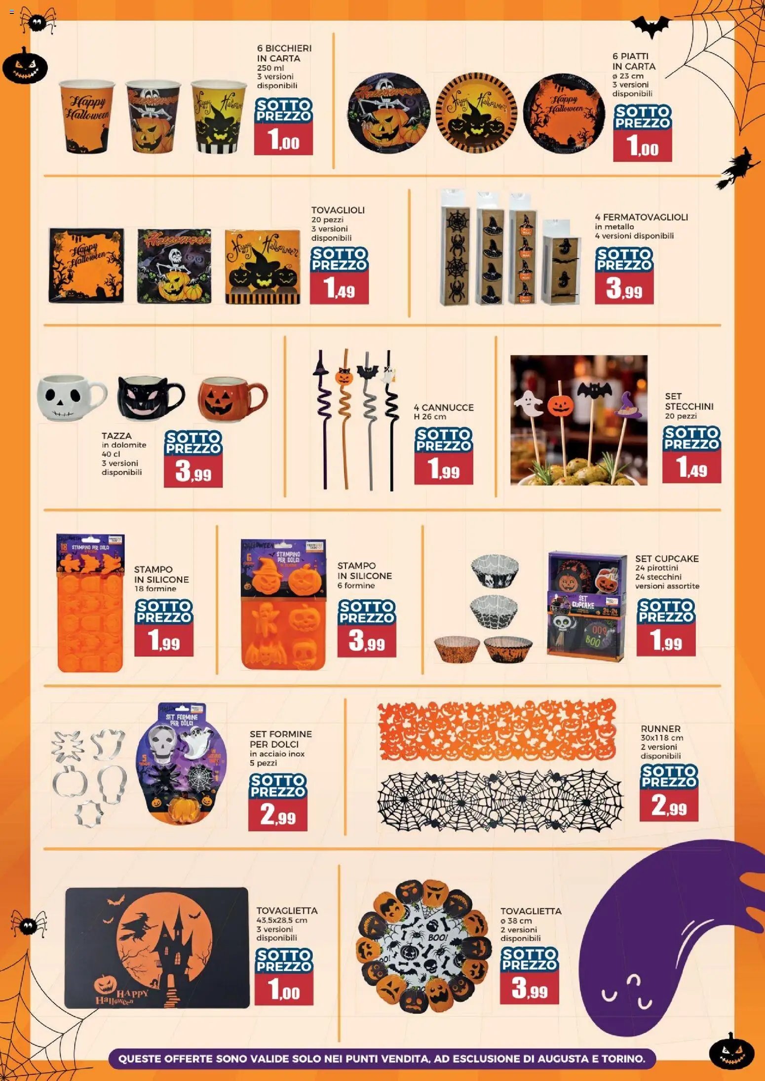 Anteprima dell'opuscolo Happy Casa volantino Halloween dal negozio Happy Casa valido da 27/10/2026 - Dolci, Piatti, Silicone