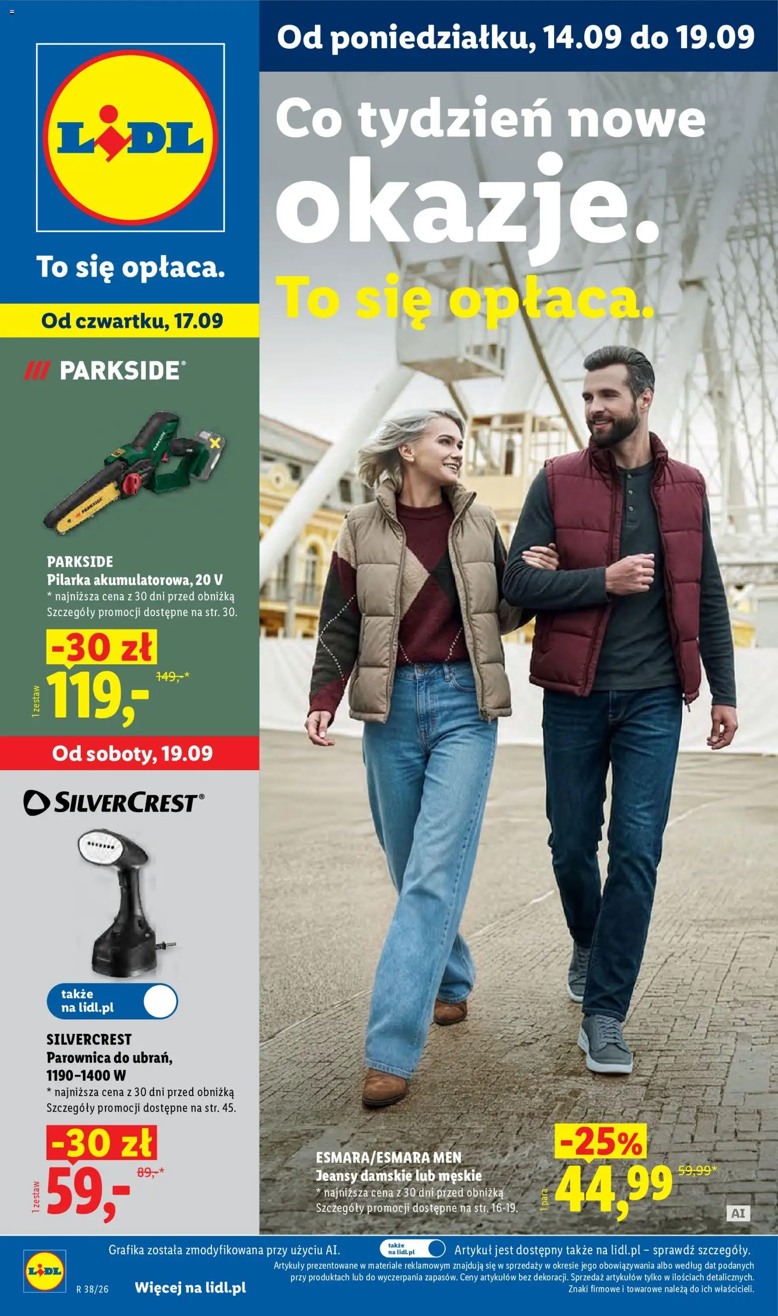 Náhled nabídky: Lidl Polsko Lidl Polsko katalog platný od 14.09.2026 - Parkside