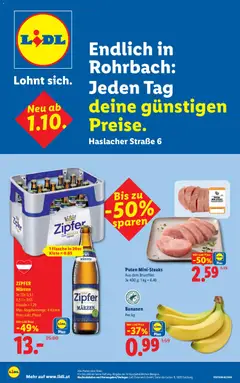 Vorschau der Angebote: Lidl Lidl Jeden Tag deine günstigen Preise. gültig ab 01.10.2026