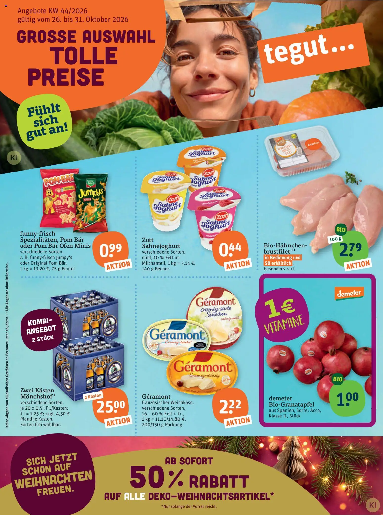 Vorschau von dem Prospekt des Geschäftes Tegut, gültig ab dem 26.10.2026