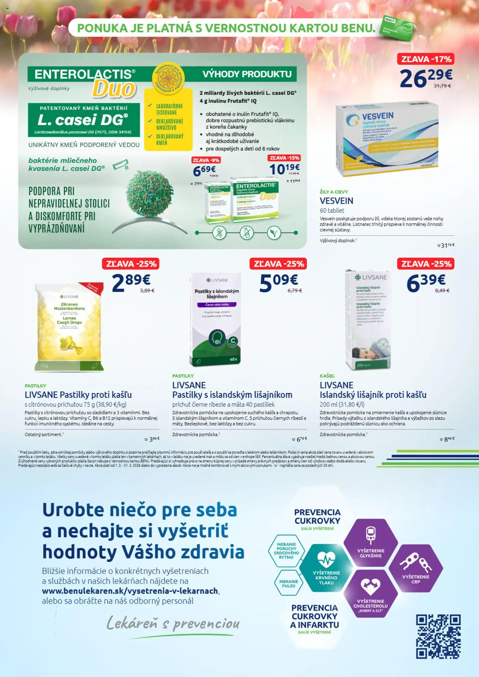 Náhľad BENU Lekáreň letáku platného od 01.03.2026 - Ríbezle, Prísady