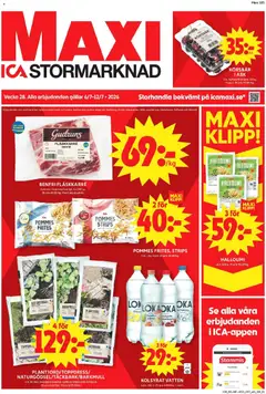 Förhandsgranska reklamblad ICA Maxi erbjudanden från butik ICA Maxi gäller från 06/07/2026