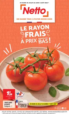 Prévisualisation de Netto - le rayon frais à prix bas du magasin Netto formulaire valide 28/07/2026