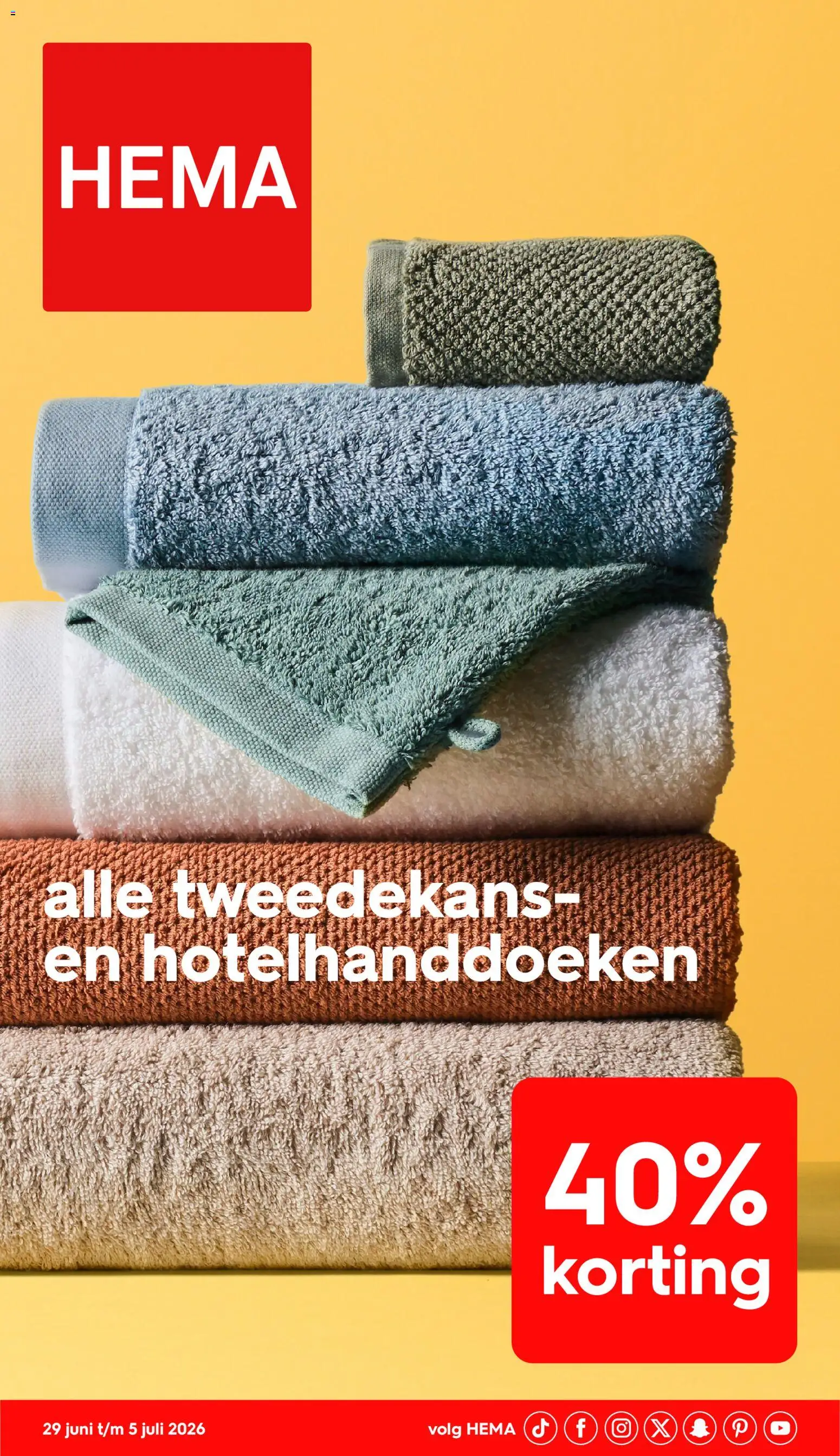 Voorbeeld van Hema Folder / Publicité van winkel Hema geldig vanaf 29/06/2026