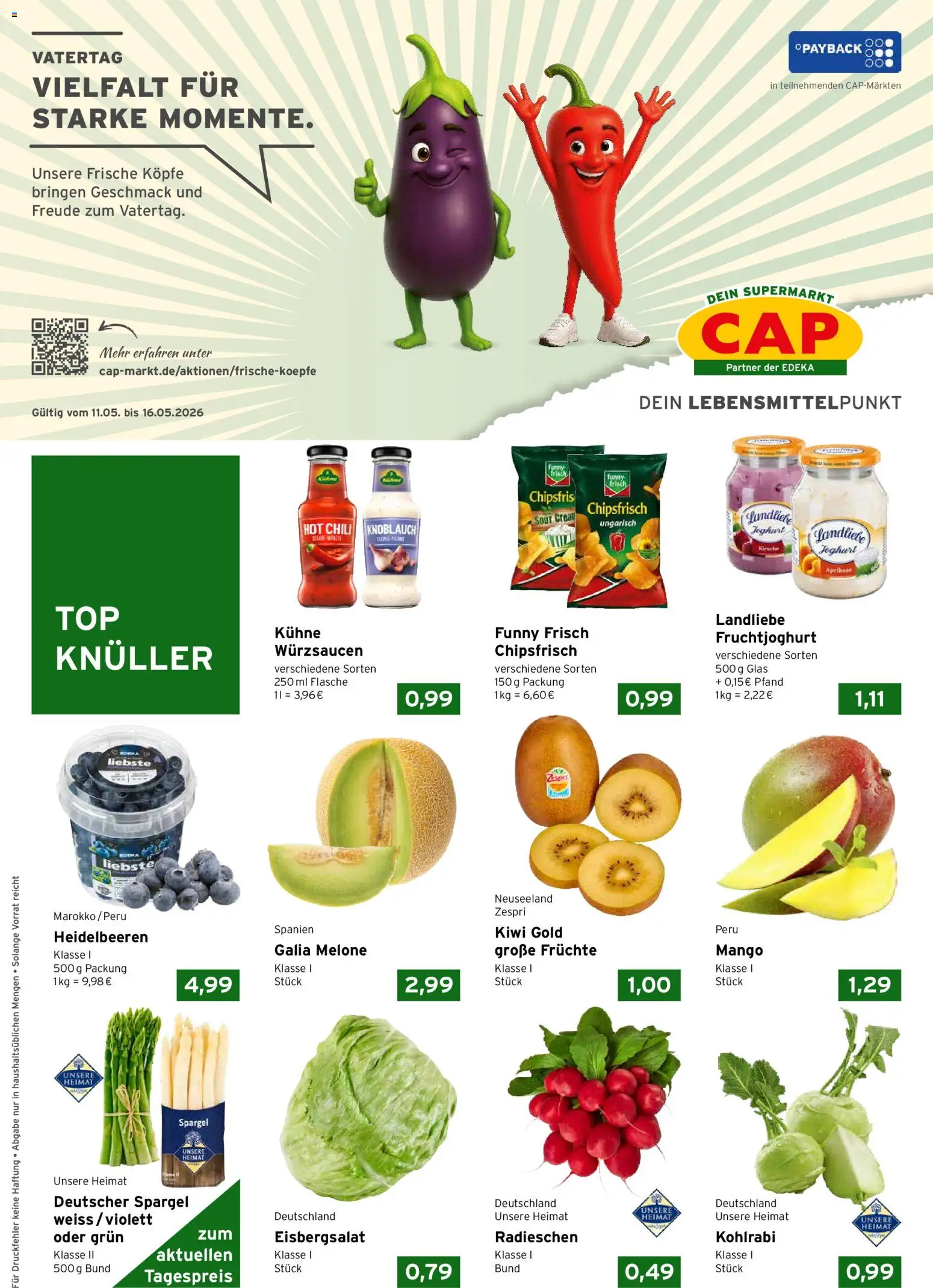 Vorschau von dem Prospekt des Geschäftes CAP Markt, gültig ab dem 11.05.2026