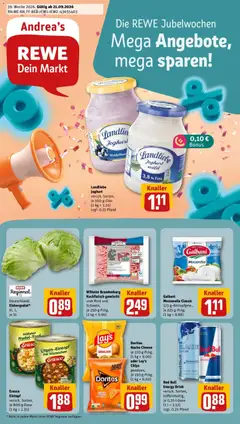Vorschau von dem Prospekt des Geschäftes Rewe, gültig ab dem 21.09.2026
