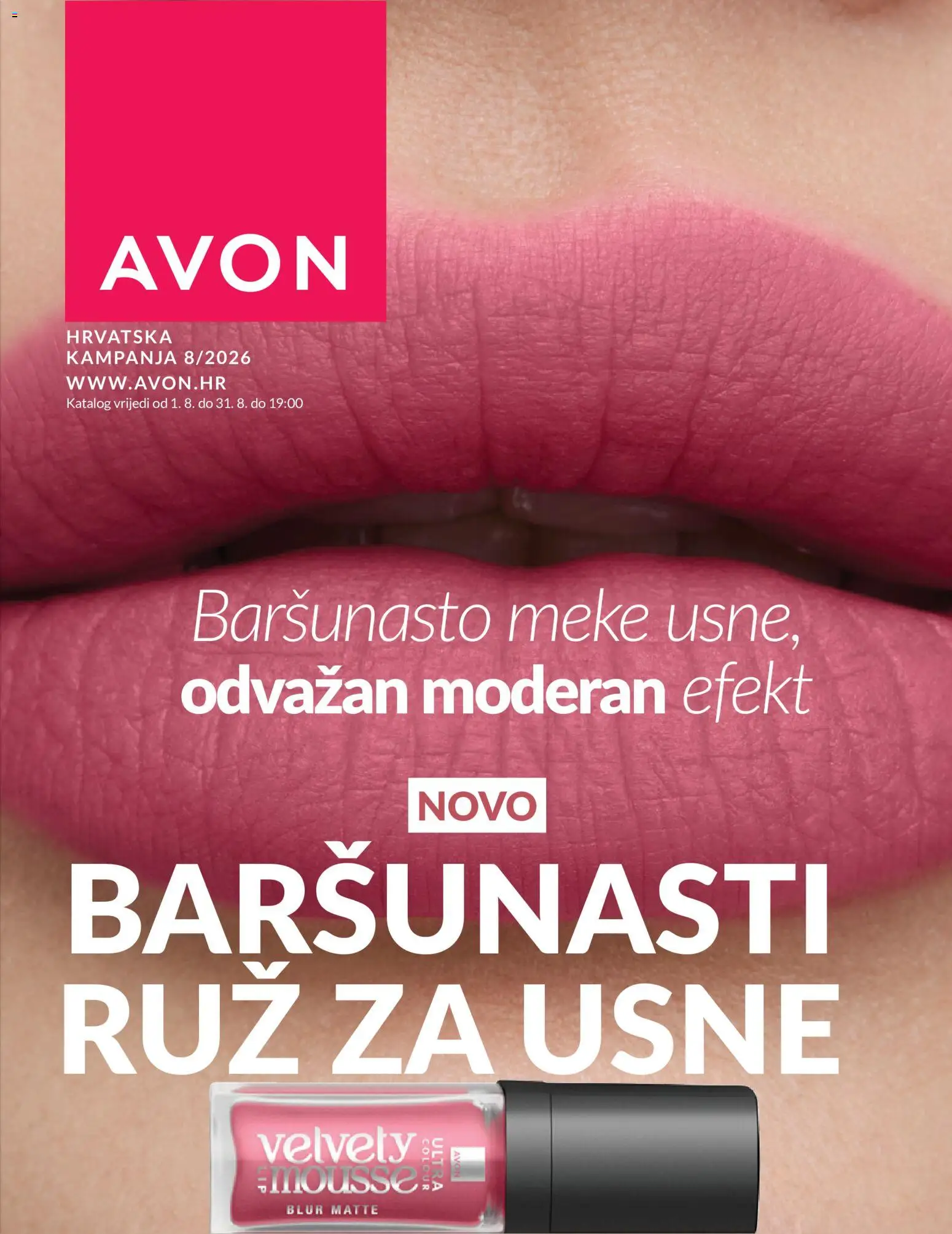 Pregled letka Avon Katalog trgovine Avon vrijedi od 01.08.2026