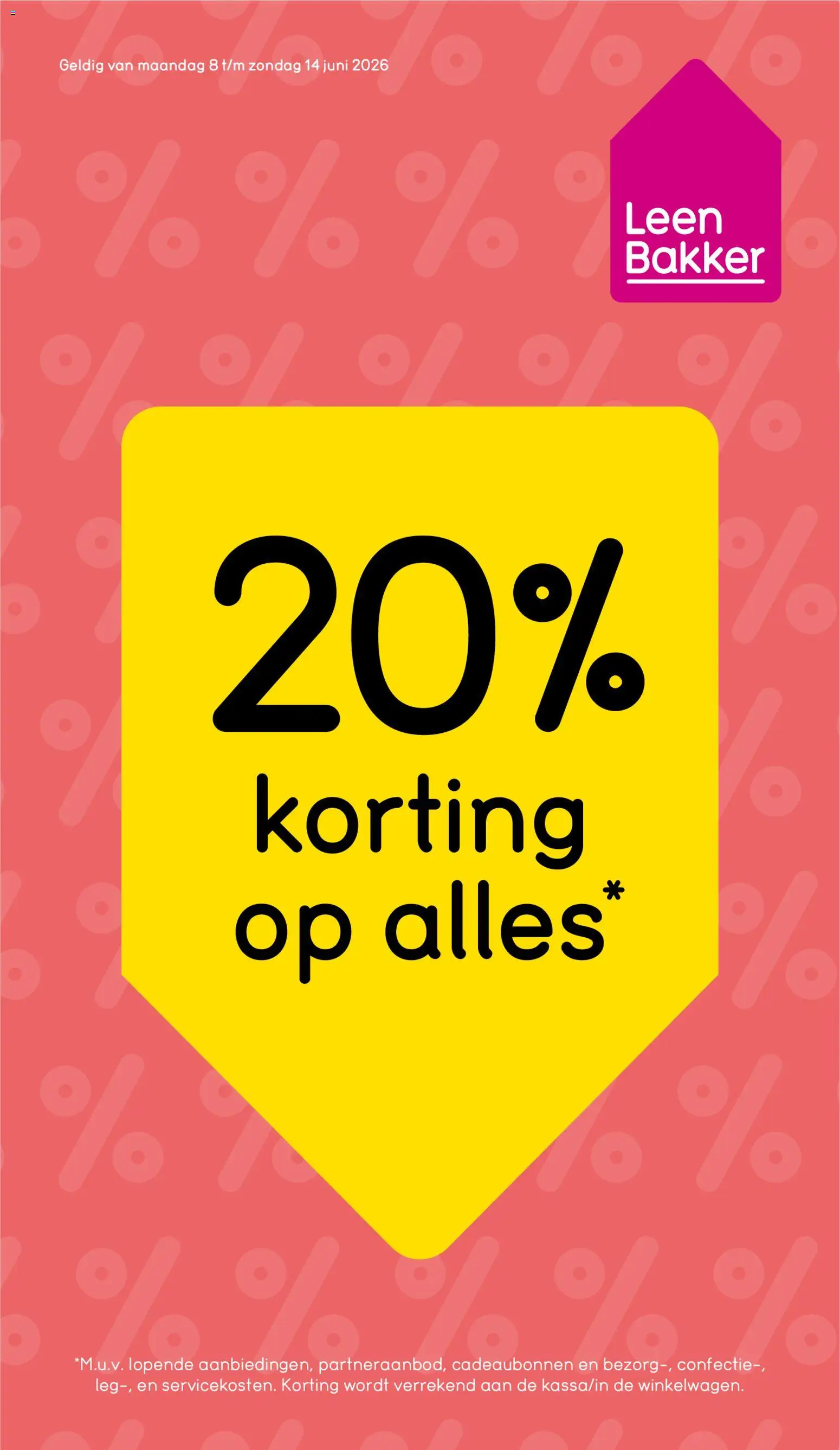 Voorbeeld van Leen Bakker folder van winkel Leen Bakker geldig vanaf 08-06-2026