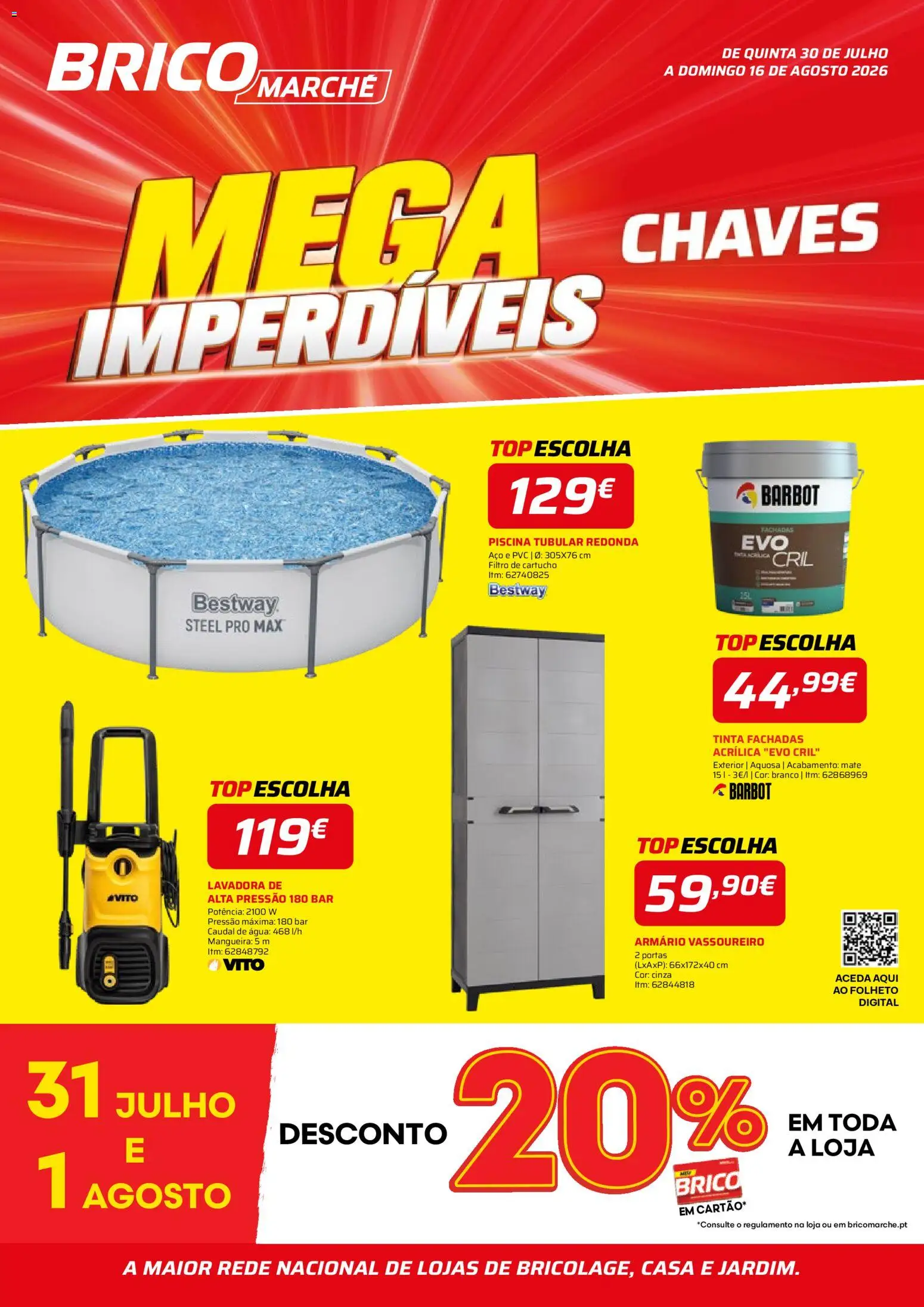 Pré-visualização do folheto da loja BricoMarché válida a partir de 30/07/2026