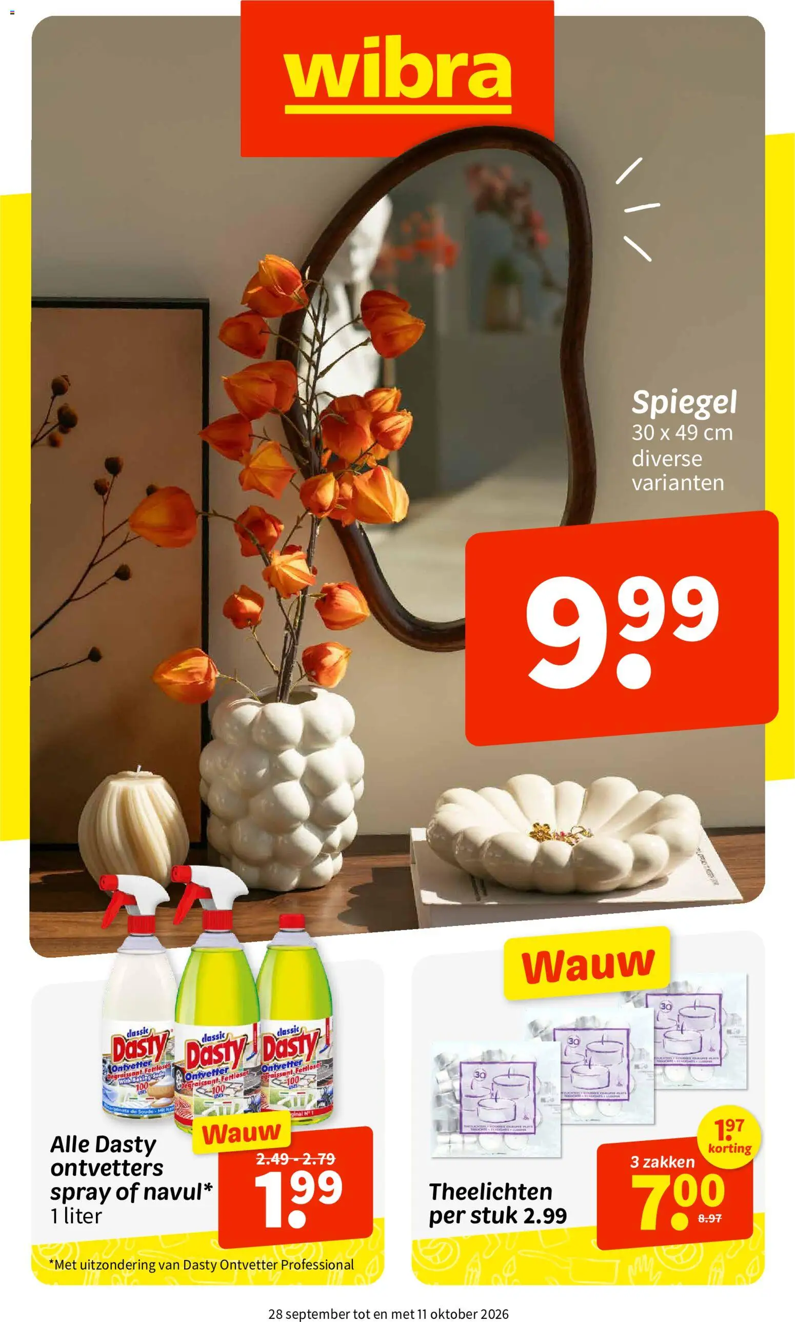 Voorbeeld van Wibra Folder van winkel Wibra geldig vanaf 28/09/2026