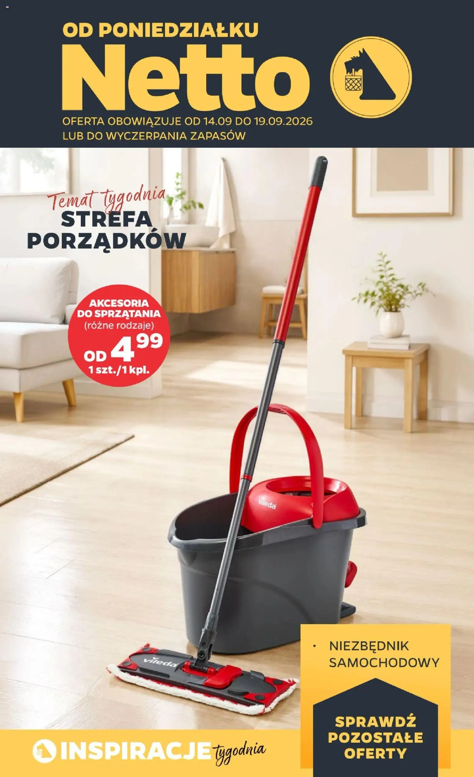 Pogląd gazetki "Netto gazetka od poniedziałku NonFood" ze sklepu Netto ważnej od 14.09.2026