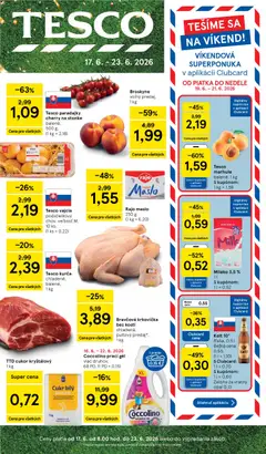 Náhľad Tesco letáku platného od 17.06.2026