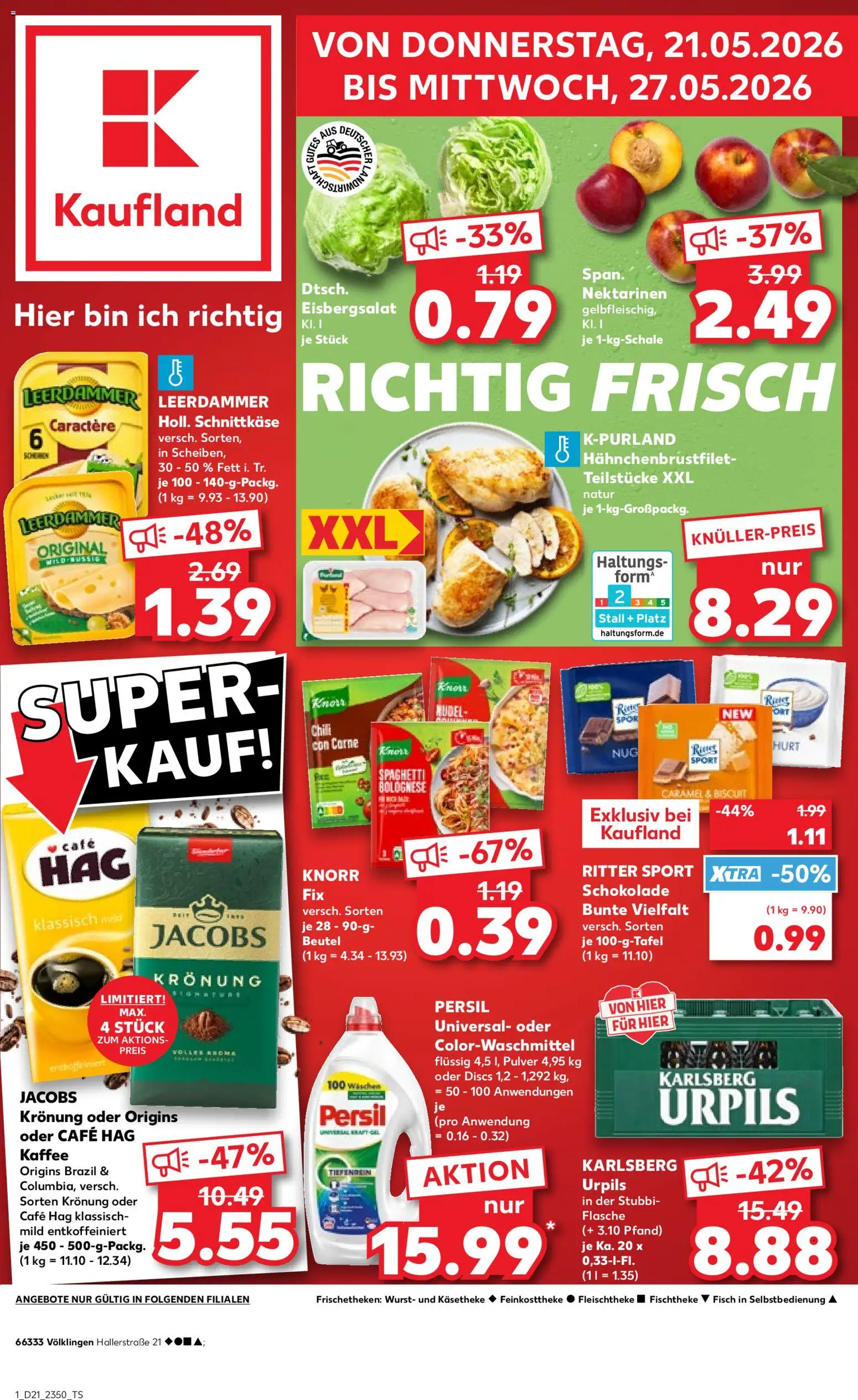 Vorschau von dem Prospekt des Geschäftes Kaufland, gültig ab dem 21.05.2026
