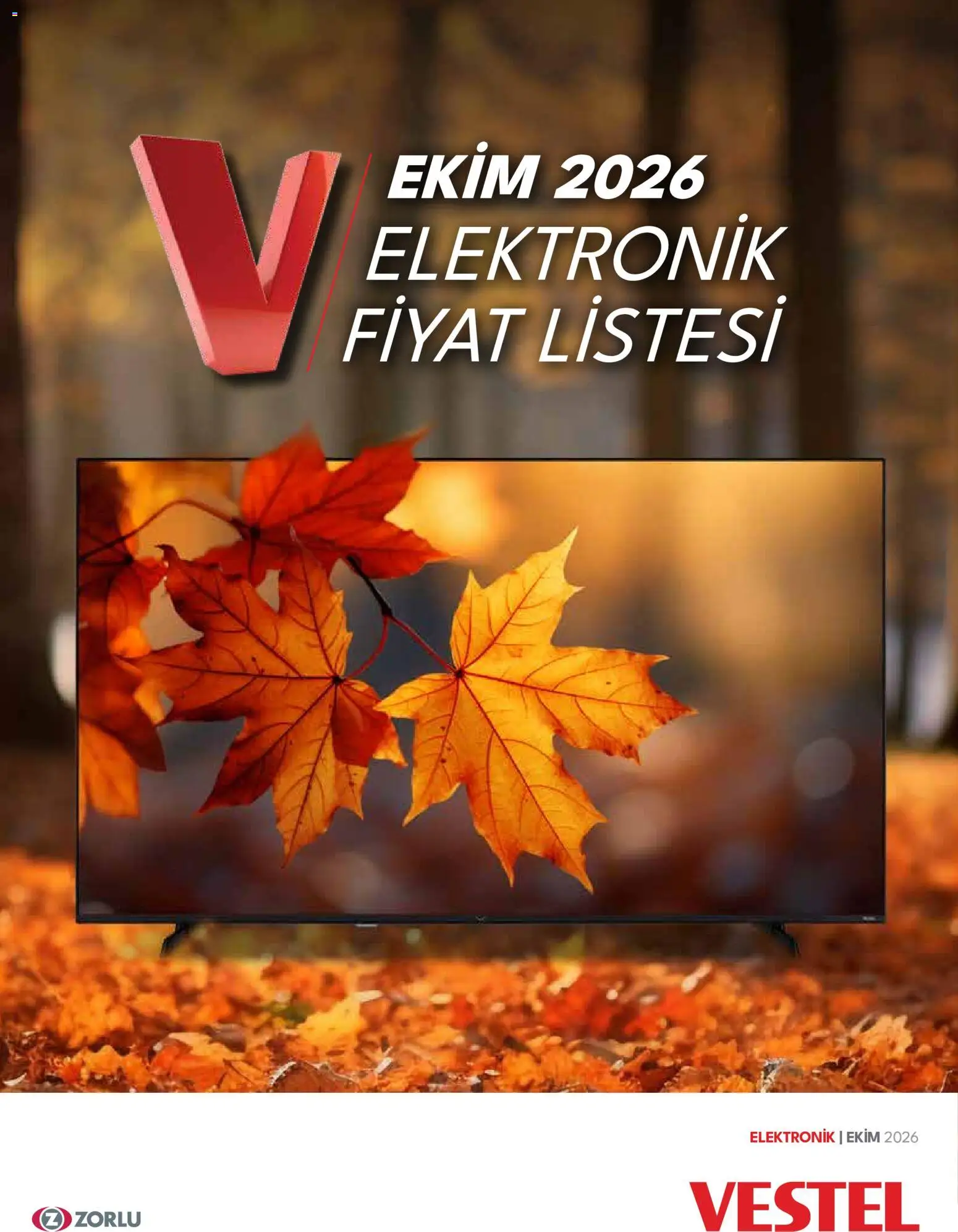 Vestel Vestel - Tüketici Elektroniği 01.10.2026 - Broşürünün önizlemesi