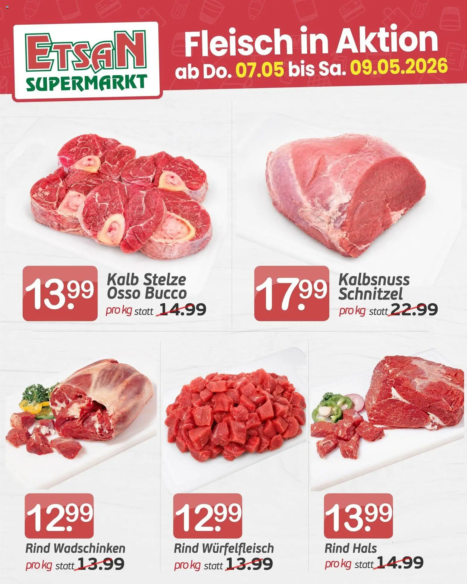 Vorschau der Angebote: ETSAN ETSAN Fleisch in Aktion gültig ab 07.05.2026
