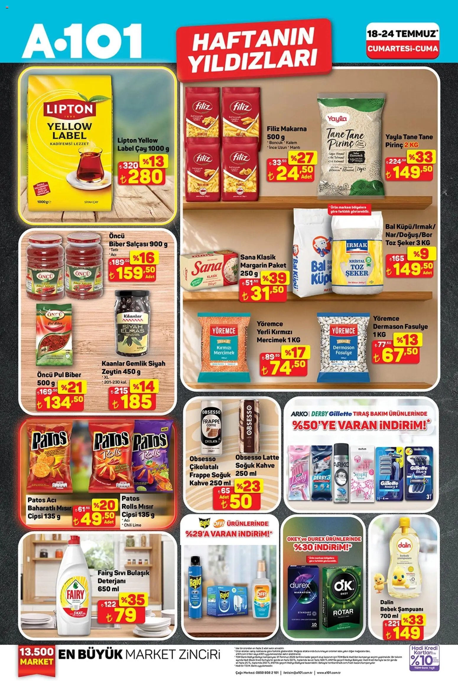 A101 A101 Katalog 18.07.2026 - Broşürünün önizlemesi