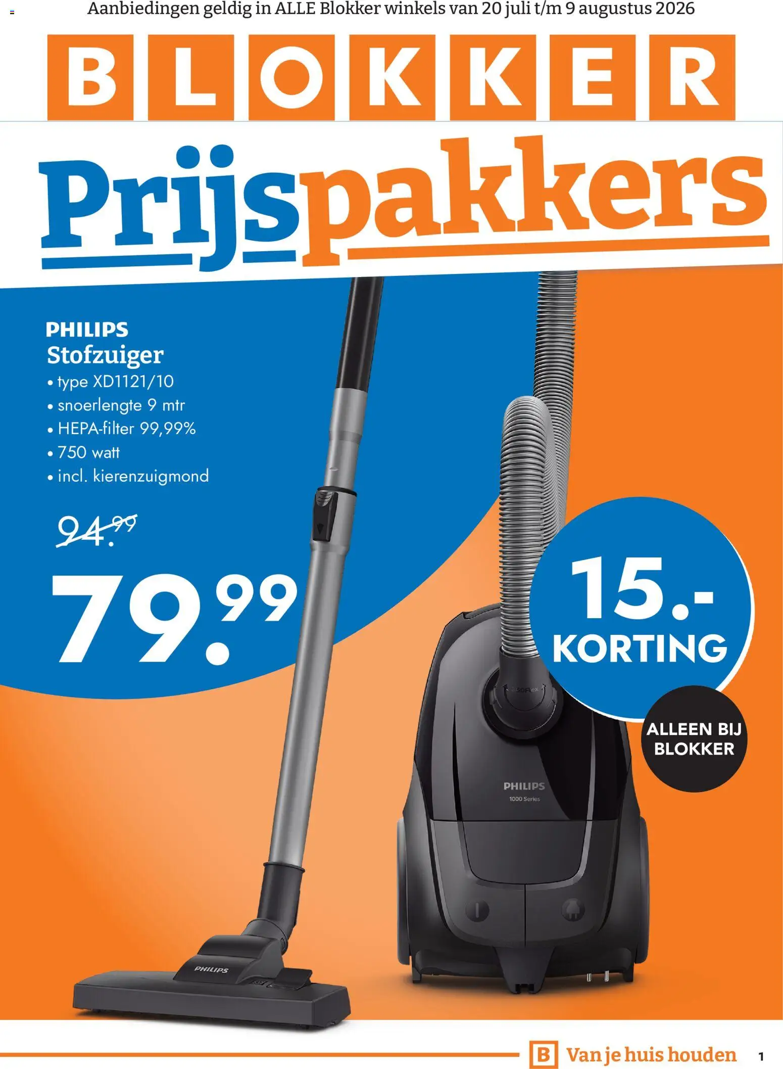 Voorbeeld van Blokker folder van winkel Blokker geldig vanaf 20-07-2026