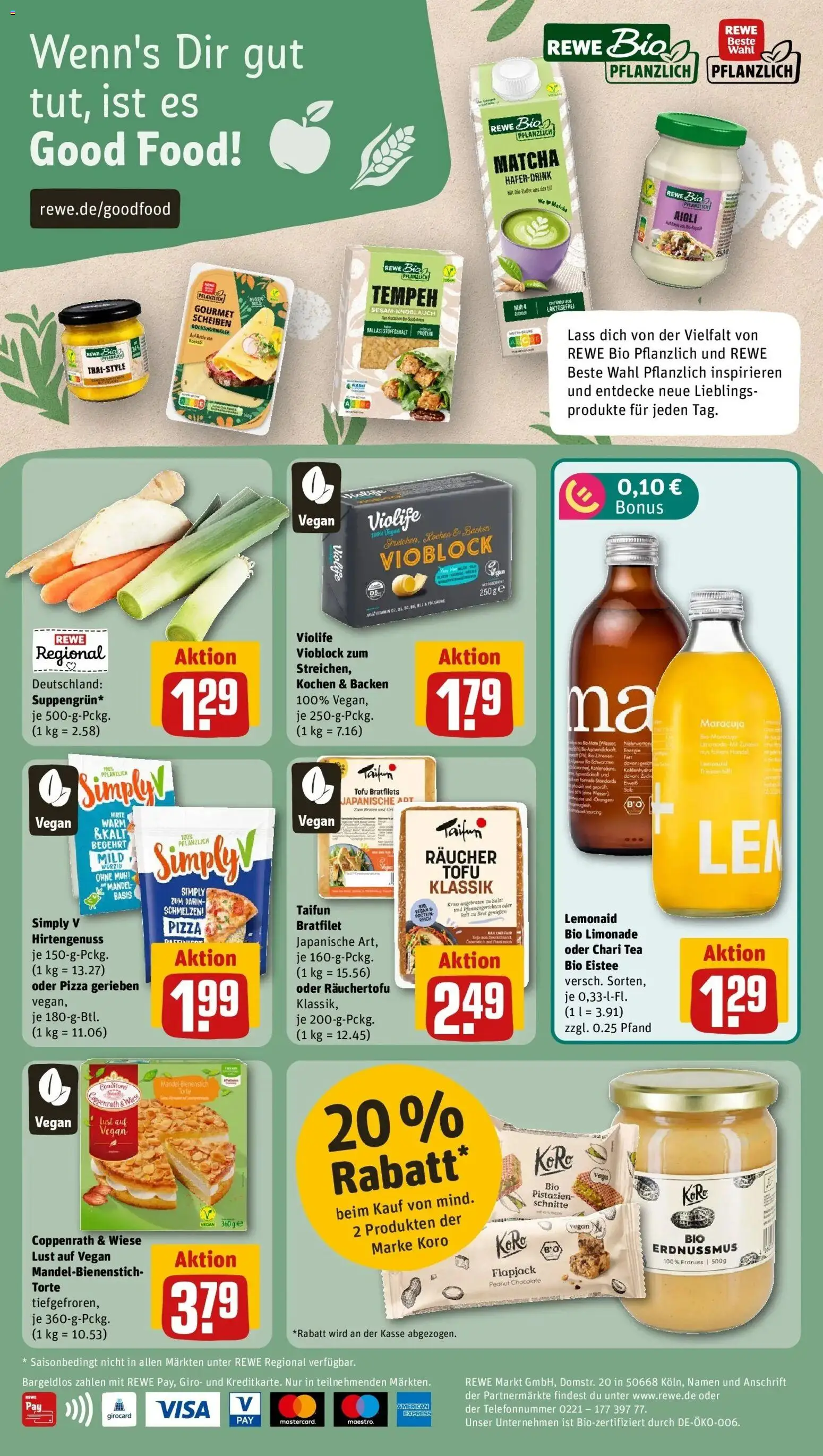 Vorschau von dem Prospekt des Geschäftes Rewe, gültig ab dem 19.10.2026